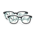 (2 Pack) Optometrist Magnets - Glasses Theme - Optometry Office Decor - Eye Care - Vision Specialist - Medical Professional - 5" On Longest Side - for Cars, Fridges, Toolboxes - Made in USA - MAG8073