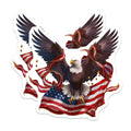 (2 Pack) American Eagle Magnets - Patriotic USA Decor - Freedom Symbol Fridge Magnet - 5 Inches On Longest Side - Thick Durable Magnet - Made in USA - MAG21565