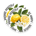 (2 Pack) Inspirational Quote Magnets - Happy Lemon Decor - Positive Affirmation Art - 5 Inches On Longest Side - Thick Durable Magnet - Made in USA - MAG39266