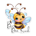 (2 Pack) Bee Kind Magnets - Cute Bee Artwork - Inspirational Fridge Decor - 5" On Longest Side - Premium Magnet - for Cars, Refrigerators, Toolboxes, Lockers - Made in USA - MAG16682
