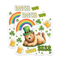 (2 Pack) Irish You were Beer Magnets Magnets - Funny St. Patrick's Day DÃƒÂ©cor - Shamrock Magnet - 5" On Longest Side - Made in USA - Sticks to Refrigerators & Metal Surfaces - MAG8401