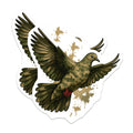 (2 Pack) Camouflage Dove Magnets - Flying Military Bird Art - Army Patterned Peace Symbol Refrigerator Locker Decoration - 5 Inches On Longest Side - Thick Durable Magnet - Made in USA - MAG19678