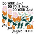 (3 Pack) Floral Quote Decals - Inspirational Saying - Laptop Decal - 3 Inches On Longest Side - Easy Peel & Apply - Made in USA - 3MCS2612