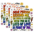 (3 Pack) Dear Person Behind Me Decals - Inspirational Quote Stickers - Positive Message Decals - 3 Inches On Longest Side - Easy Peel & Apply - Made in USA - 3MCS2672