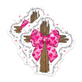 (2 Pack) Love Like Jesus Magnets - Heart Cross Magnets - Christian Faith Magnets - 5" On Longest Side - for Cars, Refrigerators, Toolboxes, Lockers - Made in USA BMCS3522