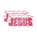 (2 Pack) Jesus Magnets Magnets - 5" On Longest Side - Made in USA - Sticks to Refrigerators & Metal Surfaces - MAG9013