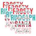(3 Pack) Christmas Decals - Inspirational Xmas - Holiday Laptop Decal- 3 Inches On Longest Side - Easy Peel & Apply - Made in USA - 3MCS5265