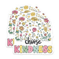 (2 Pack) Choose Kindness Magnets Magnets - Floral Design - Inspirational Quote - 5" On Longest Side - Made in USA - Sticks to Refrigerators & Metal Surfaces - MAG8637