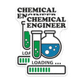 (2 Pack) Chemical Engineer Loading Magnets Magnets - Funny Science Decor - Engineer Gift - 5" On Longest Side - Made in USA - Sticks to Refrigerators & Metal Surfaces - MAG8636