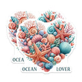 (2 Pack) Ocean Lover Magnets Magnets - Seashell Design - Marine Life Decor - 5" On Longest Side - Made in USA - Sticks to Refrigerators & Metal Surfaces - MAG9290