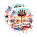 (2 Pack) South Carolina Scenic Magnets - Southern State Landscape - Carolina Palmetto Decor Magnets - 5" On Longest Side - for Cars, Fridges, Toolboxes - Made in USA - MAG6816