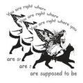 (3 Pack) Fairy Cat Decals - Inspirational Quote - Laptop Decals - 3 Inches On Longest Side - Easy Peel & Apply - Made in USA - 3MCS4717
