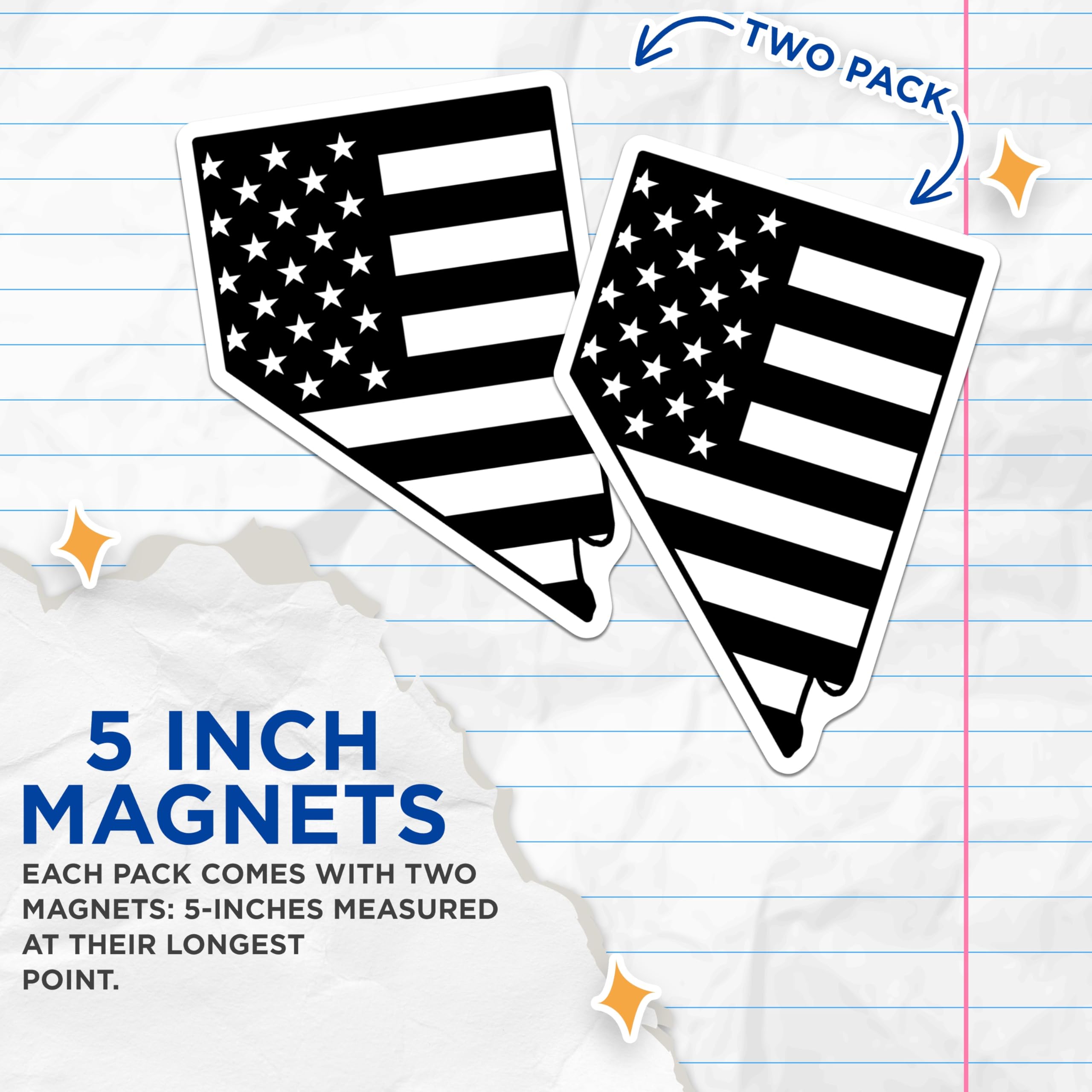 (2 Pack) Nevada Flag Magnets - Patriotic State Pride - American Flag Decor - 5 Inches On Longest Side - Thick Durable Magnet - Made in USA - MAG20669