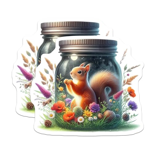 (2 Pack) Animal Lover Decor Magnet - Cute Nature Vibes - Rustic Home Decoration - 5" On Longest Side - Sticks to Smooth Flat Surfaces - Made in USA - MAG9366