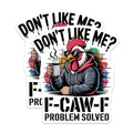 (2 Pack) Funny Rooster Magnets - Sarcastic Chicken Decor - Coffee Lover Humor - 5 Inches On Longest Side - Thick Durable Magnet - Made in USA - MAG22672