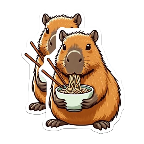 (2 Pack) Cute Animal Magnet - Kitchen Decor - 5" On Longest Side - Sticks to Smooth Flat Surfaces - Made in USA - MAG9901