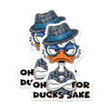 (2 Pack) Funny Duck Design Magnet - Humorous Cartoon - 5" On Longest Side - Sticks to Smooth Flat Surfaces - Made in USA - MAG9715