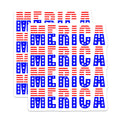 (2 Pack) America Patriotic Magnets - USA Flag Decor - Independence Day Celebration - National Pride Item - 5 Inches On Longest Side - Thick Durable Magnet - Made in USA - MAG27095