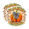 (2 Pack) Pumpkin Season Magnets - Checkerboard Pumpkin Fall Kitchen Decor - Cozy Autumn Home Fridge Accent - 5 Inches On Longest Side - Thick Durable Magnet - Made in USA - MAG26915