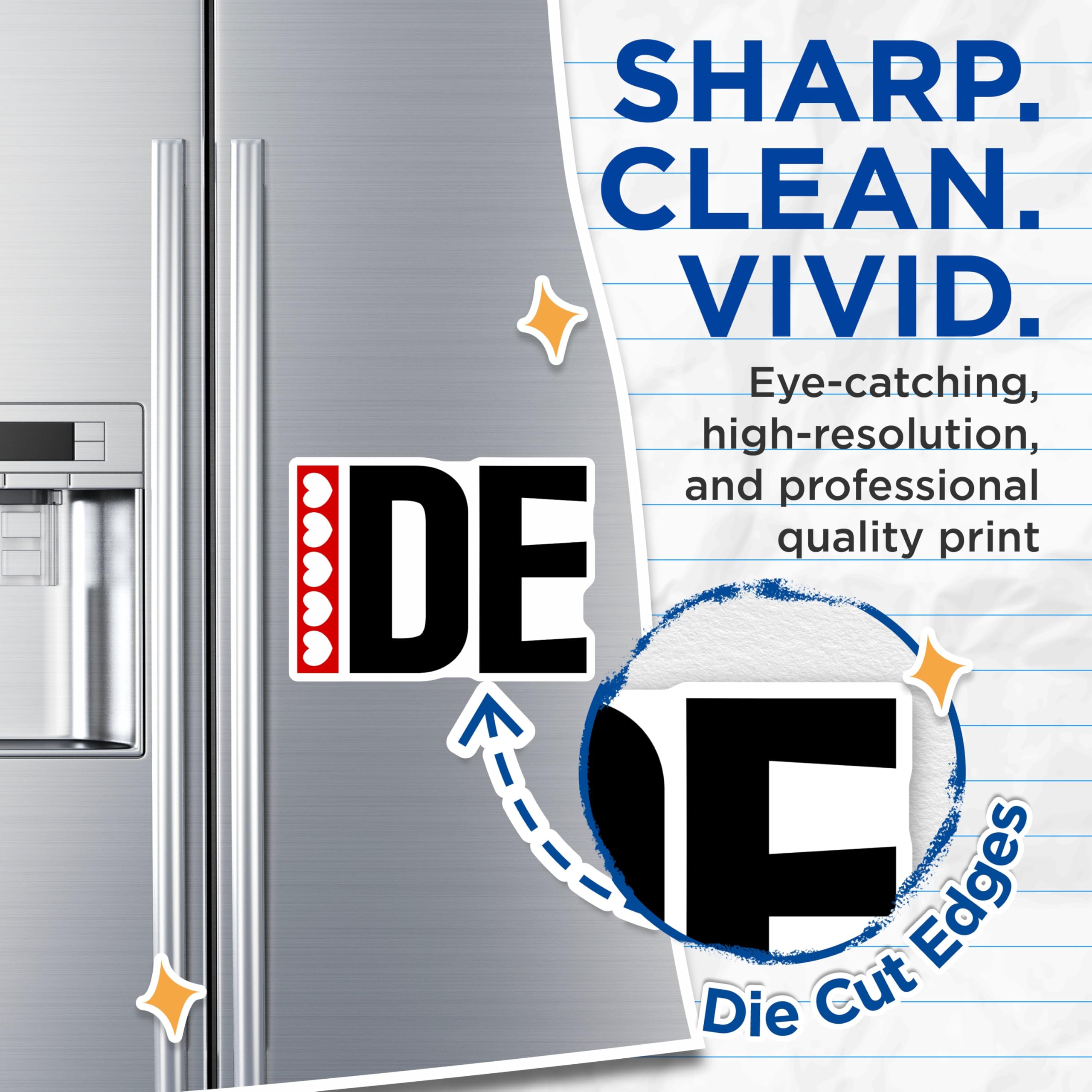 (2 Pack) Pride IDE Magnets - Heart Symbol Decor - LGBT Pride Accessories - 5" On Longest Side - Premium Magnet - for Cars, Refrigerators, Toolboxes, Lockers - Made in USA - MAG17173