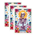 (3 Pack) Self Care Decals - Skeleton Sun - Floral Yoga - Positive Vibes - Laptop Decal - 3 Inches On Longest Side - Easy Peel & Apply - Made in USA - 3MCS8182