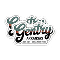 (2 Pack) Gentry Arkansas Magnets - Small Town Pride - Home State Souvenir Fridge Decor - 5" On Longest Side - Premium Magnet - for Cars, Refrigerators, Toolboxes, Lockers - Made in USA - MAG18138