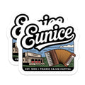 (2 Pack) Eunice Louisiana Magnets - Cajun Prairie Capital - Accordion Music Lover - 5" On Longest Side - Premium Magnet - for Cars, Refrigerators, Toolboxes, Lockers - Made in USA - MAG18027