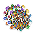 (2 Pack) Autism Awareness Magnets - Puzzle Piece Sunflower Be Kind - Neurodiversity Inclusion Decor - 5 Inches On Longest Side - Thick Durable Magnet - Made in USA - MAG24098