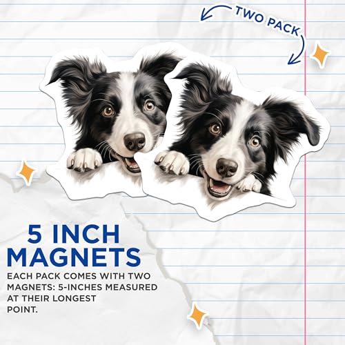 (2 Pack) 5" On Longest Side Magnet - Sticks to Smooth Flat Surfaces - Made in USA - MAG9881