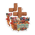 (2 Pack) Pumpkin Spice Jesus Magnets - Christian Fall Decor - Autumn Kitchen Accents - 5 Inches On Longest Side - Thick Durable Magnet - Made in USA - MAG29254