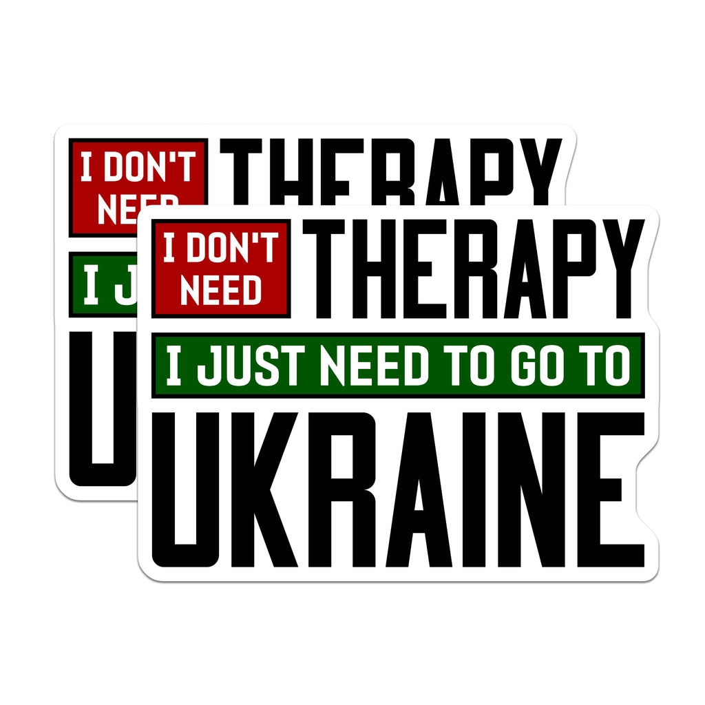(2 Pack) Ukraine Support Magnets - Activist Statement - Freedom Message - Solidarity Decor for Fridge - 5 Inches On Longest Side - Thick Durable Magnet - Made in USA - MAG39256