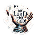 (2 Pack) Christian Faith Magnets - Inspirational Religious Decor - Spiritual Devotional Fridge Art for Believers - 5 Inches On Longest Side - Thick Durable Magnet - Made in USA - MAG29957