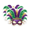 (2 Pack) Mardi Gras Mask Magnets - Carnival Party Decor - New Orleans Celebration - 5 Inches On Longest Side - Thick Durable Magnet - Made in USA - MAG37708