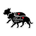(2 Packs) Chihuahua Mom Dog Magnets - Chihuahua Dog Breed Magnets - 5 Inches On Longest Side - Premium Magnet - for Fridges, Toolboxes, Cars - Made in USA - MAG2455