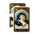 (2 Pack) Rainbow Unicorn Art Magnet - 5" On Longest Side - Sticks to Smooth Flat Surfaces - Made in USA - MAG10151