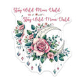 (2 Pack) Stay Wild Moon Child Stickers - Floral Moon Design - Bohemian Aesthetic - 5" On Longest Side - Sticks to Smooth Flat Surfaces - Made in USA - BMCS8063