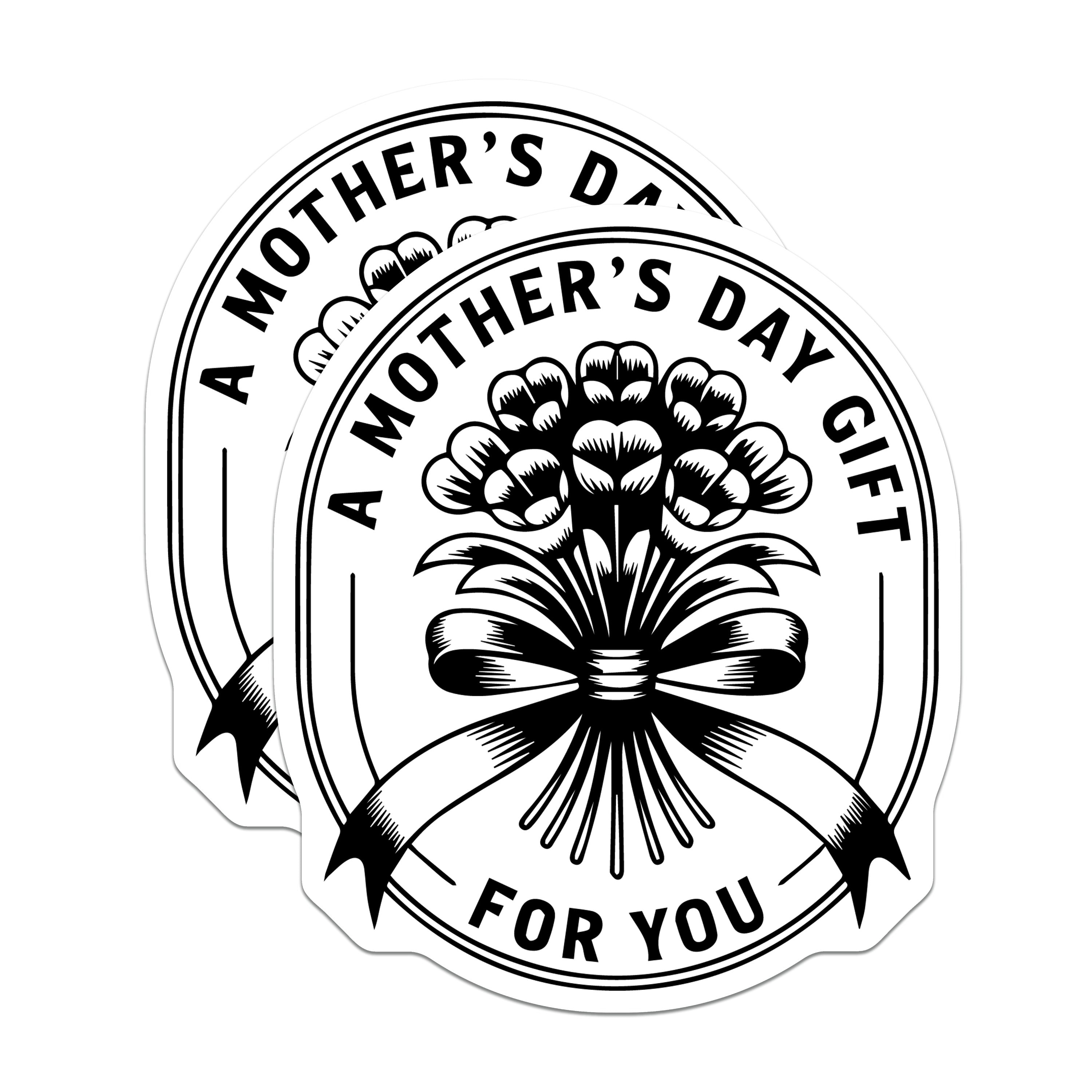 (2 Pack) Mother's Day Bouquet Magnets - Sentimental Mom Fridge Decor - Special Appreciation Present - 5 Inches On Longest Side - Thick Durable Magnet - Made in USA - MAG37992