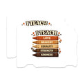 (2 Pack) I Teach Love Equality Magnets - Teacher Values Decor - Inspirational Crayon Art - 5 Inches On Longest Side - Thick Durable Magnet - Made in USA - MAG20758