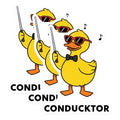 (3 Pack) Conducktor Decals - Duck Conductor - Funny Duck - Laptop Decal - 3 Inches On Longest Side - Easy Peel & Apply - Made in USA - 3MCS8714