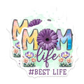 (2 Pack) Mom Life Magnets - #Best Life - 5" On Longest Side - for Cars, Fridges, Toolboxes - Made in USA - MAG7712