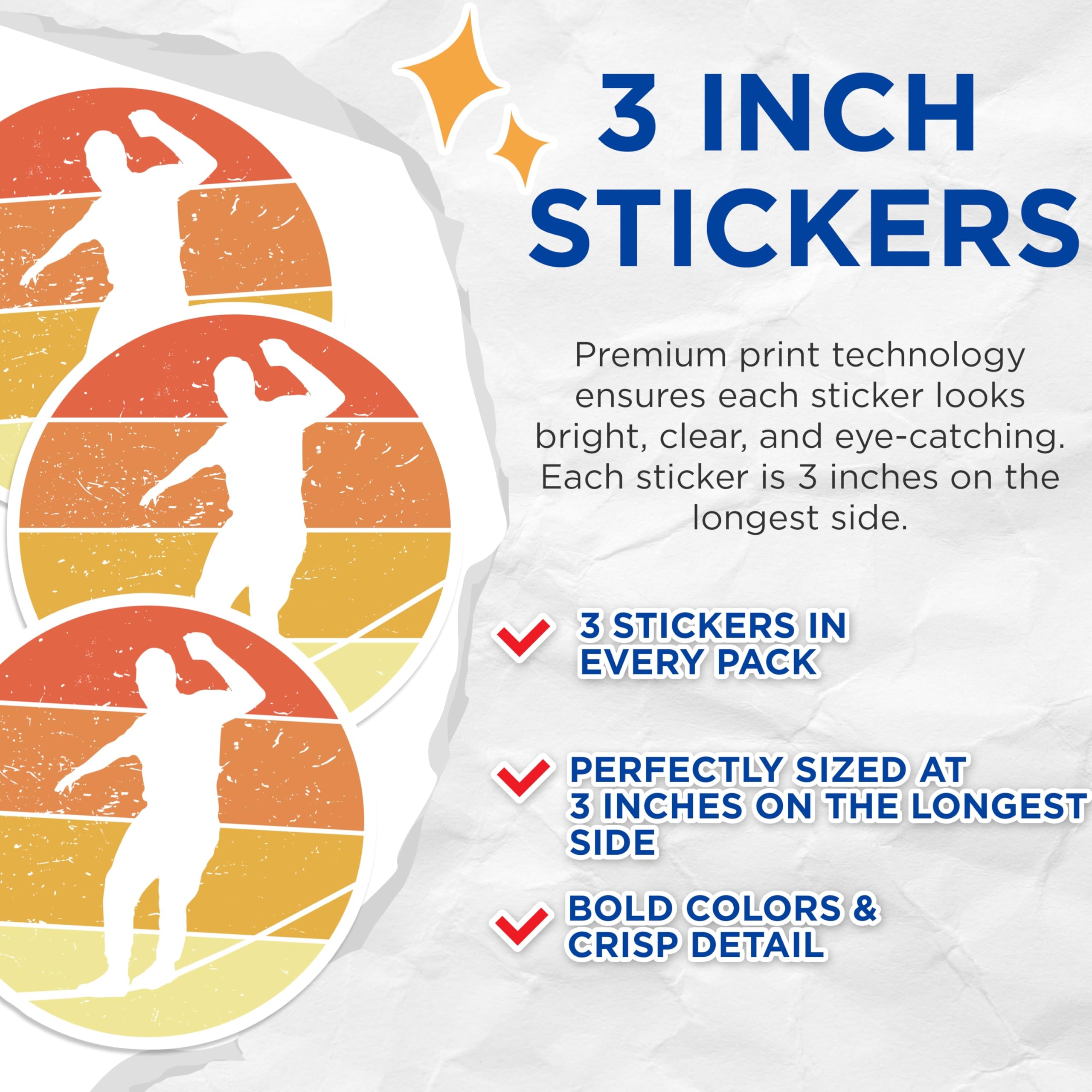 (3 Pack) Slackline Decals - Slacklining Lover - Balance Walker - 3 Inches On Longest Side - Easy Peel & Apply - Made in USA - 3MCS4316