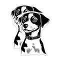(2 Pack) Beagle Dog Magnets - Minimalist Pet Art - Dog Mom Kitchen Decor - 5 Inches On Longest Side - Thick Durable Magnet - Made in USA - MAG36648