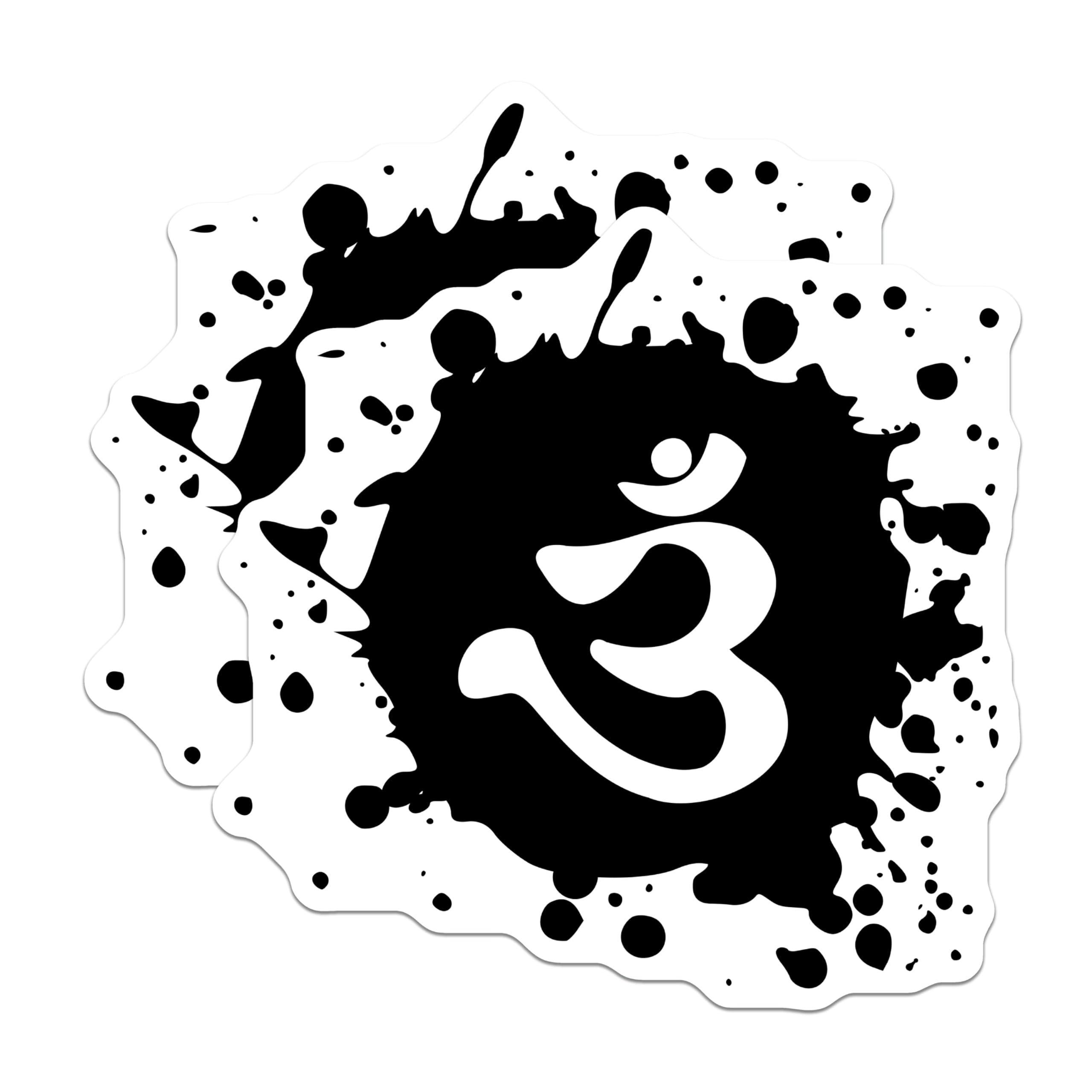 (2 Pack) Om Symbol Magnets - Spiritual Yoga Meditation Decor - Sacred Hindu Buddhist Art - Zen Home Accent - 5 Inches On Longest Side - Thick Durable Magnet - Made in USA - MAG22752