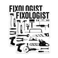(2 Pack) Fixologist Stickers - Tool Stickers - Handyman Stickers - Work Tool Stickers - DIY Stickers - Mechanic Stickers - 5" On Longest Side - Sticks to Smooth Flat Surfaces - Made in USA - BMCS4882