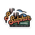 (2 Pack) Sulphur Louisiana Stickers - Calcasieu Parish - Creole Nature Trail Decals - 5" On Longest Side - Sticks to Smooth Flat Surfaces - Made in USA - BMCS18693