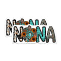 (2 Pack) Nana Magnets - Western Grandma Decor - Boho Country Style - Sunflower Pumpkin - Appreciation Accents - 5 Inches On Longest Side - Thick Durable Magnet - Made in USA - MAG30385