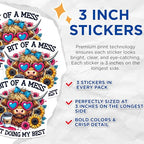 (3 Pack) Highland Cow Decals - Funny Cow Stickers - Laptop Decals - 3 Inches On Longest Side - Easy Peel & Apply - Made in USA - 3MCS8635