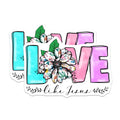 (2 Pack) Live Like Jesus Magnets - Christian Floral Decor - Inspirational Faith Refrigerator Art - 5 Inches On Longest Side - Thick Durable Magnet - Made in USA - MAG31000