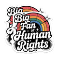 (2 Pack) Human Rights Magnets - Rainbow Equality - Social Justice Magnet - 5" On Longest Side - Premium Magnet - for Cars, Refrigerators, Toolboxes, Lockers - Made in USA - MAG16176