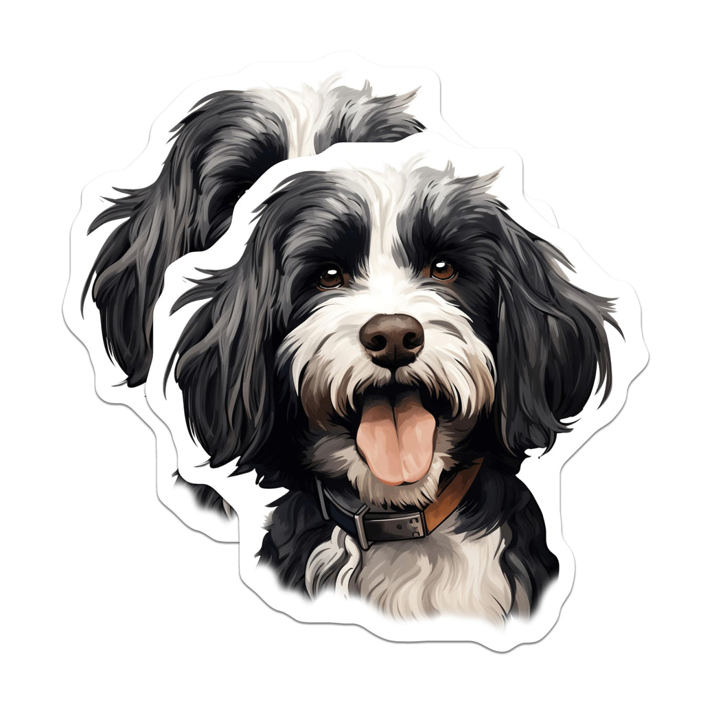 (2 Pack) Havanese Dog Magnets - Cute Puppy Illustration - Pet Owner Refrigerator Decor Dog Mom Dad - 5 Inches On Longest Side - Thick Durable Magnet - Made in USA - MAG27455